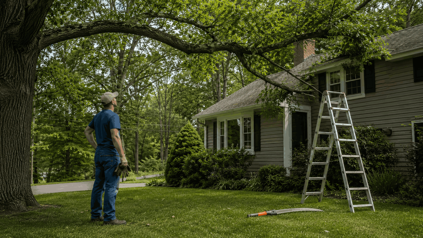 Contemplating the backyard diy tree care